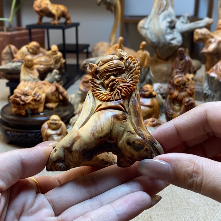 柏木红油高油钟馗手把