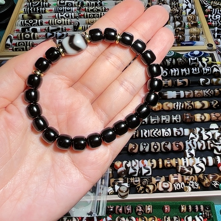 南***城玛瑙/玉髓合金手链