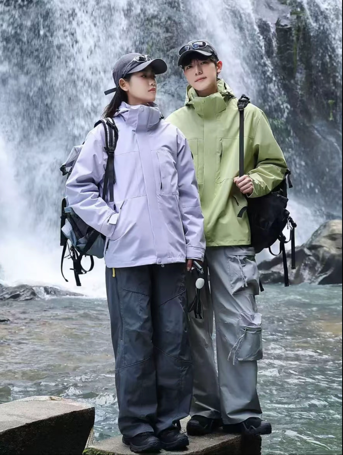 【晓艺专属】冲锋衣三合一 三防 秋冬男女同款 默认微瑕 介意慎拍