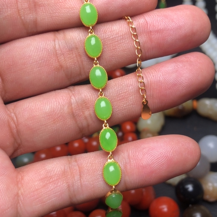 和田玉（碧玉）手串未镶嵌