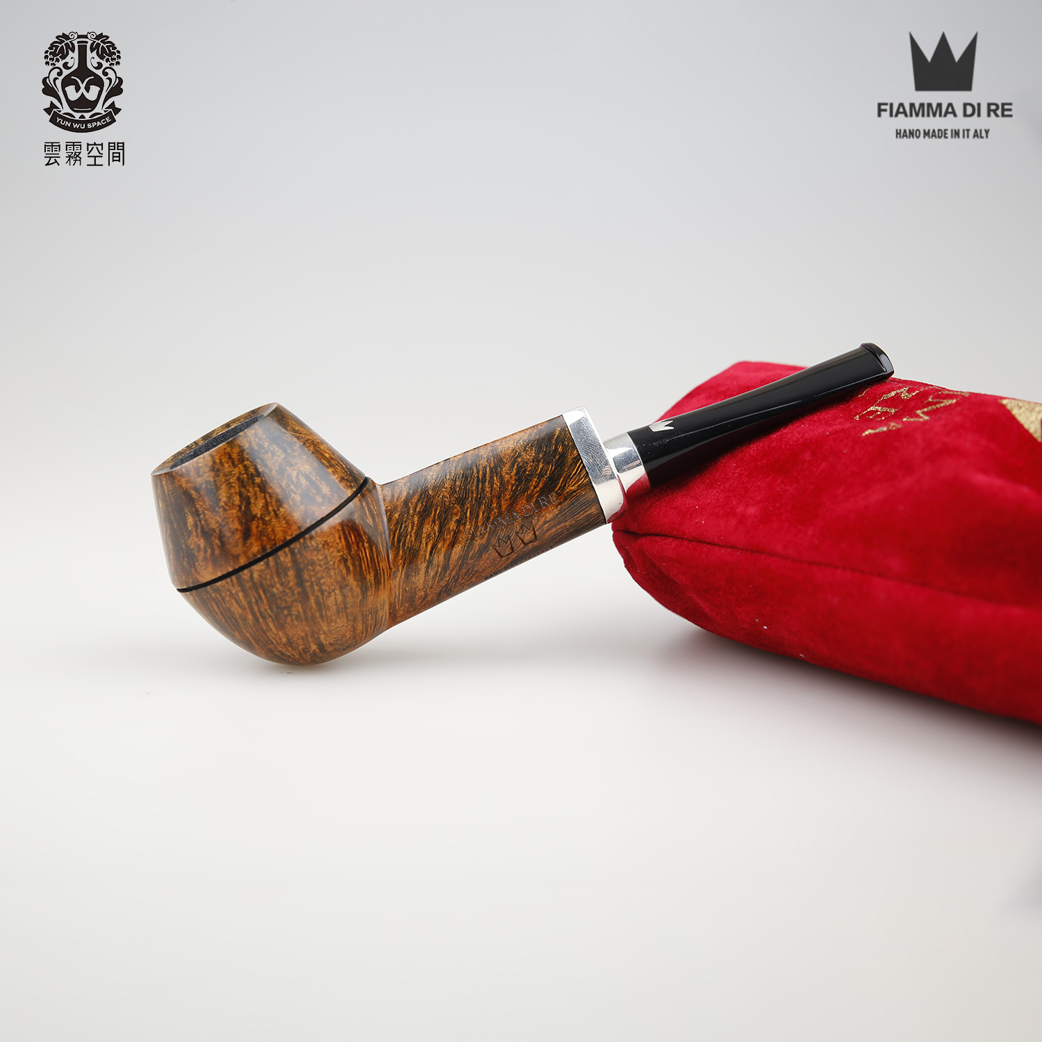 意大利进口火焰王烟斗石楠木烟斗男士3mm石楠木烟具手工烟斗
