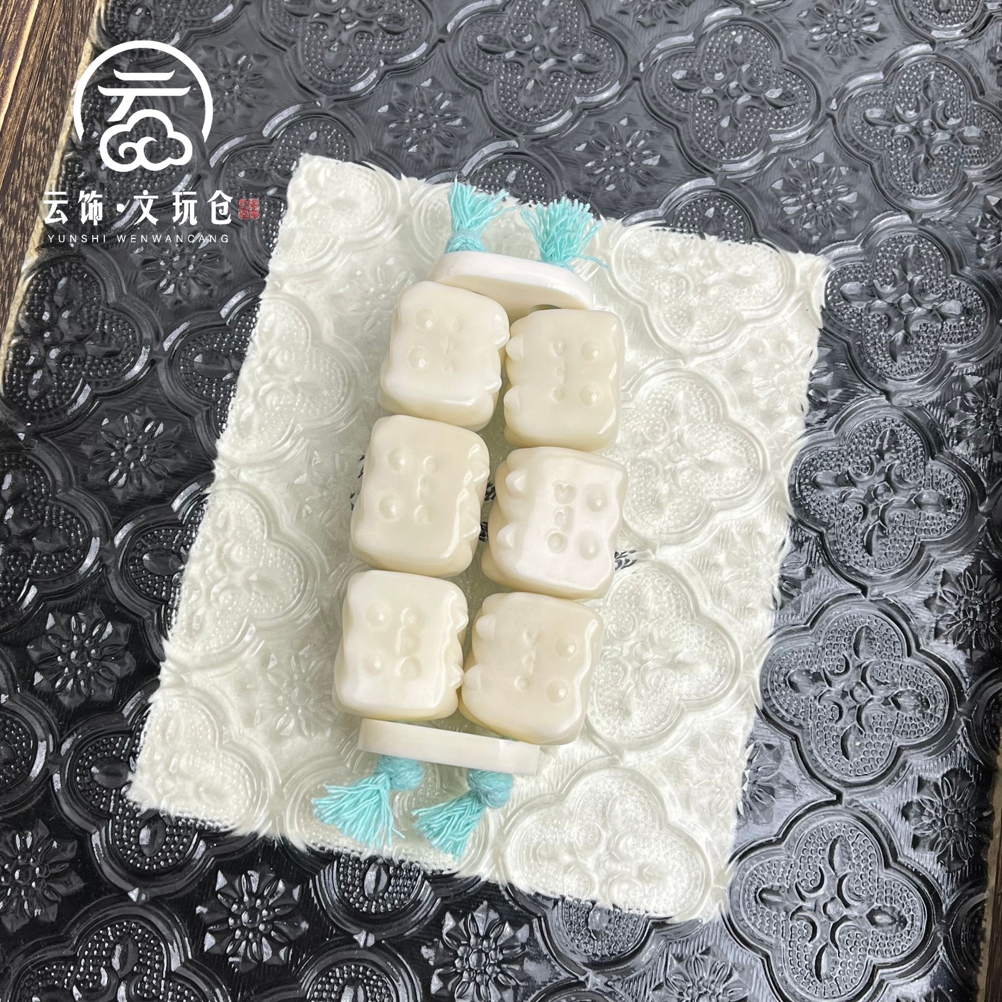 润净20-25mm   全品象牙果白色棉花糖小熊手持   CP115-2511