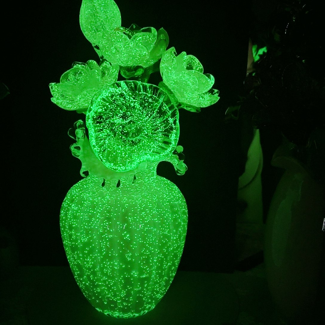 福利不退不换琉璃花瓶艺术品