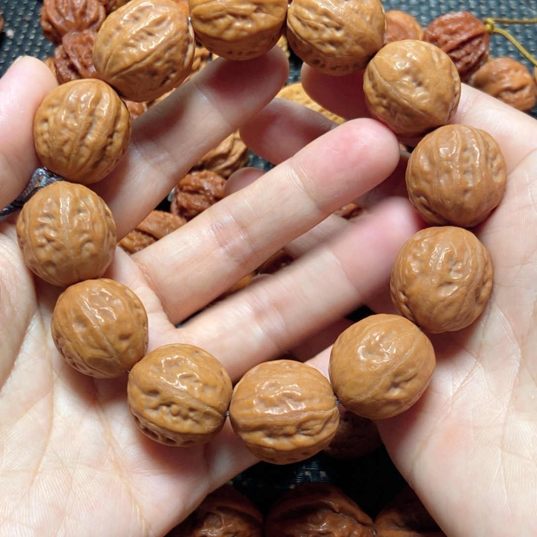 手串桃核粗筋足球