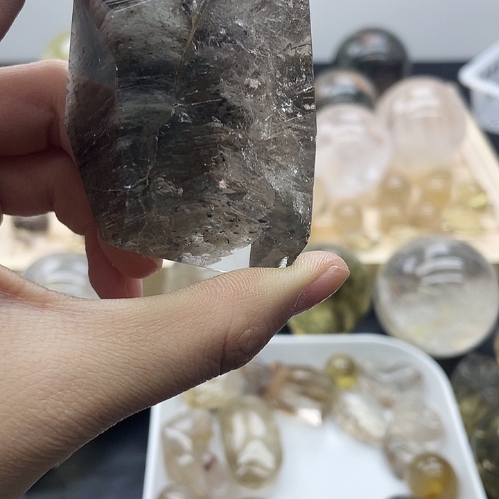 珠宝半成品水晶未镶嵌538水晶