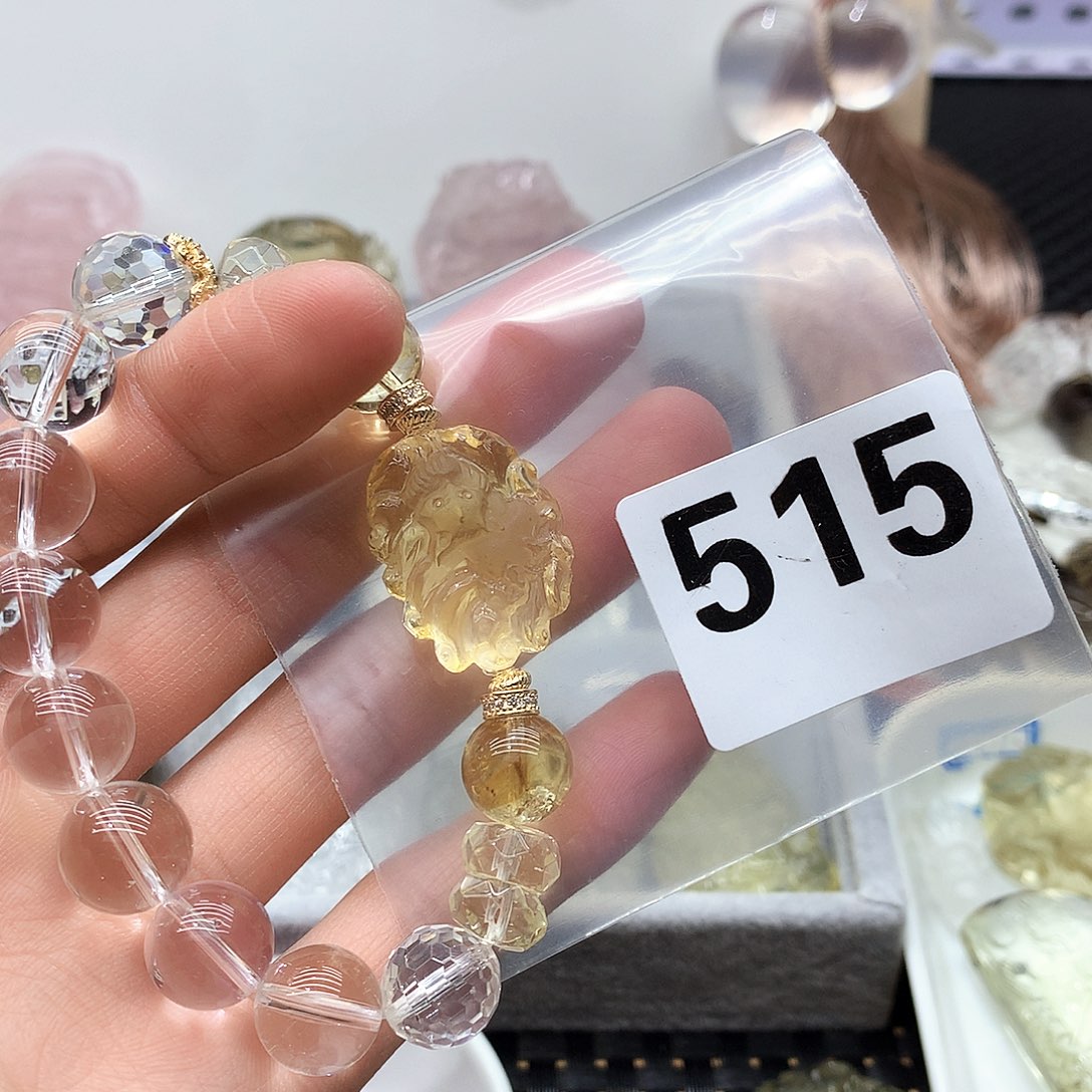 水晶颈饰未镶嵌挂件