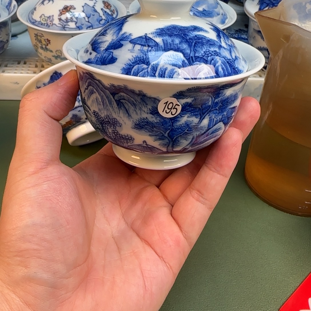 彦祖纯手工手绘茶具195