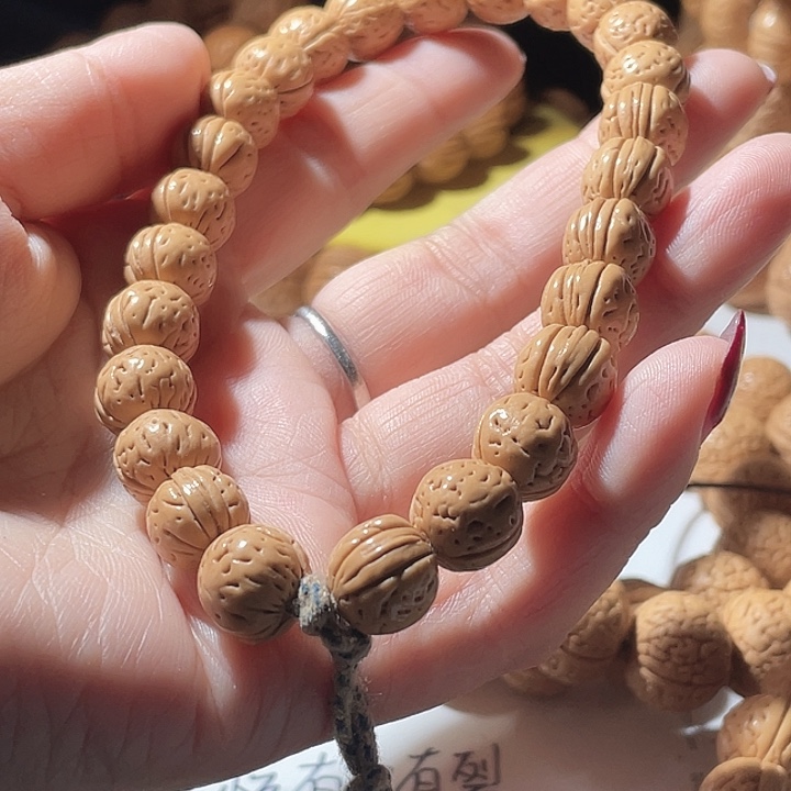 换***吧桃核吊坠桃核手串野生65