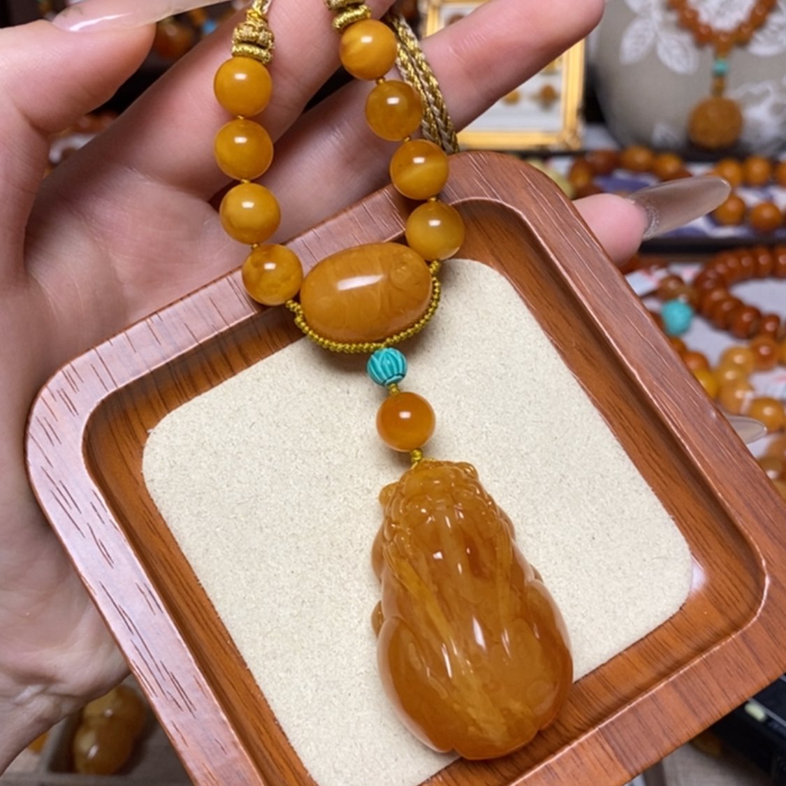 【闪购商品】手链蜜蜡未镶嵌项链