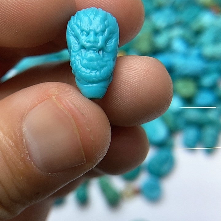 绿松石珠宝奇石未镶嵌