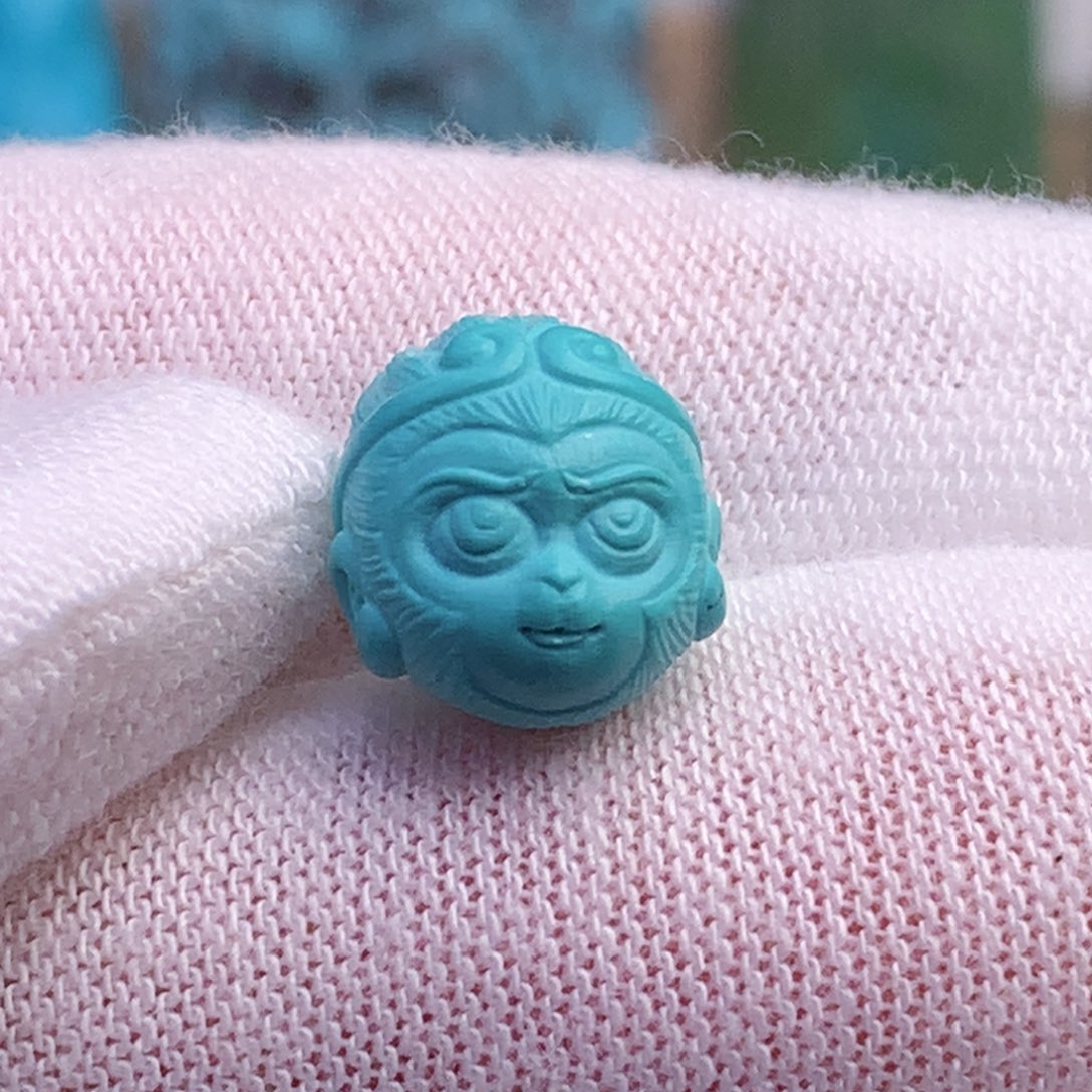 绿松石珠宝奇石未镶嵌10*10.7*9.2毫米