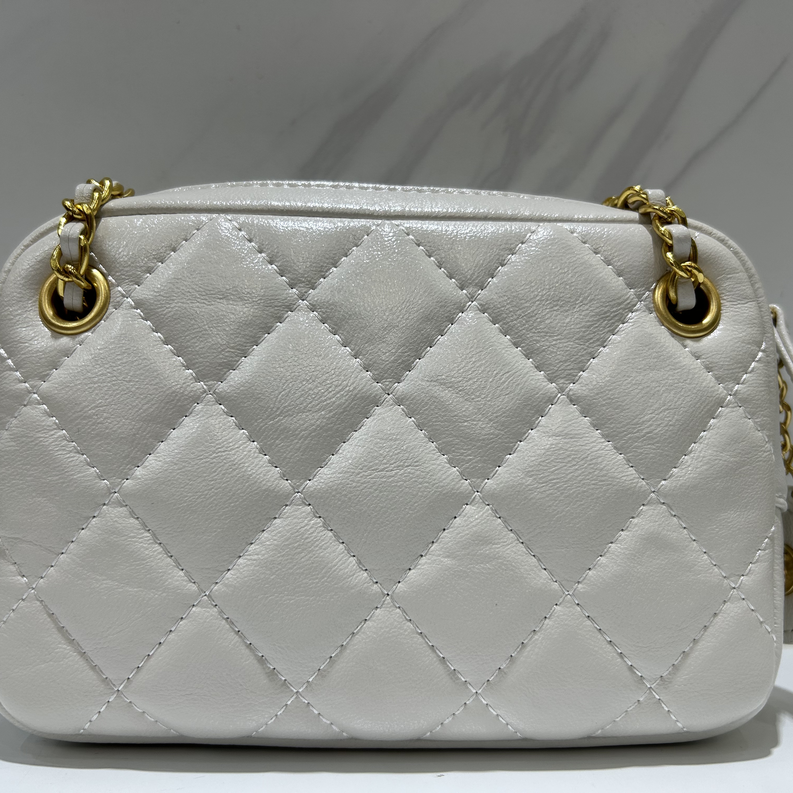 2025新款真皮女包相机盒白色TA0456