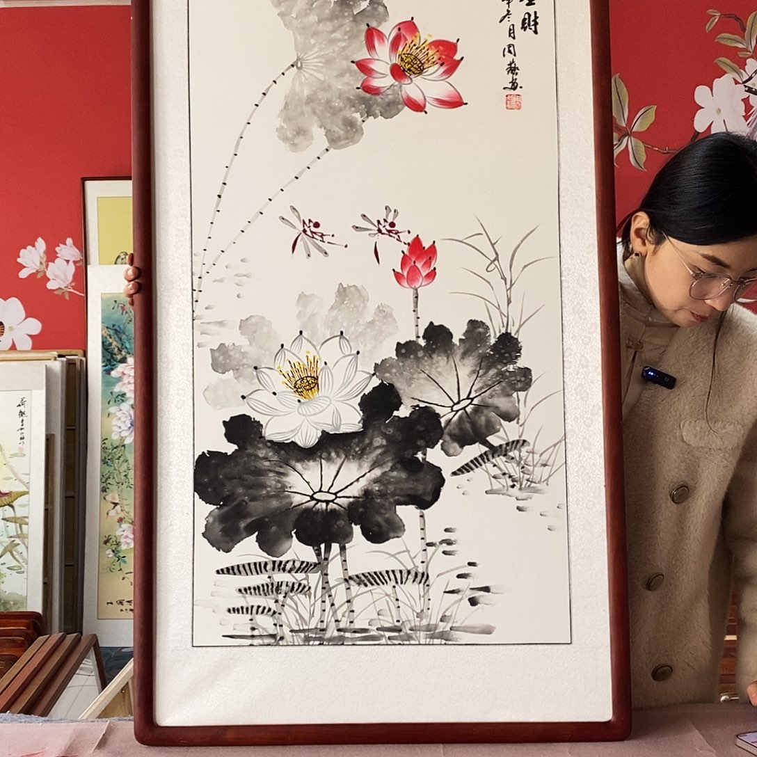 国画手写手绘国画作品