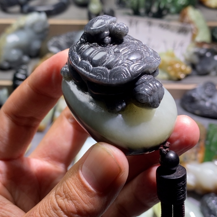 【闪购商品】和田玉挂件未镶嵌红*