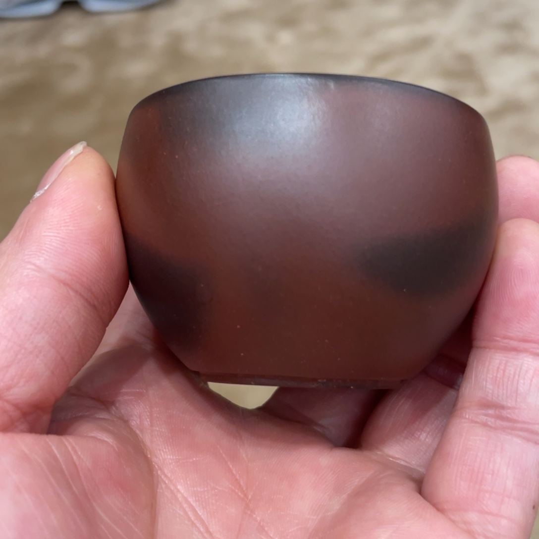 紫砂茶杯柴烧主人杯