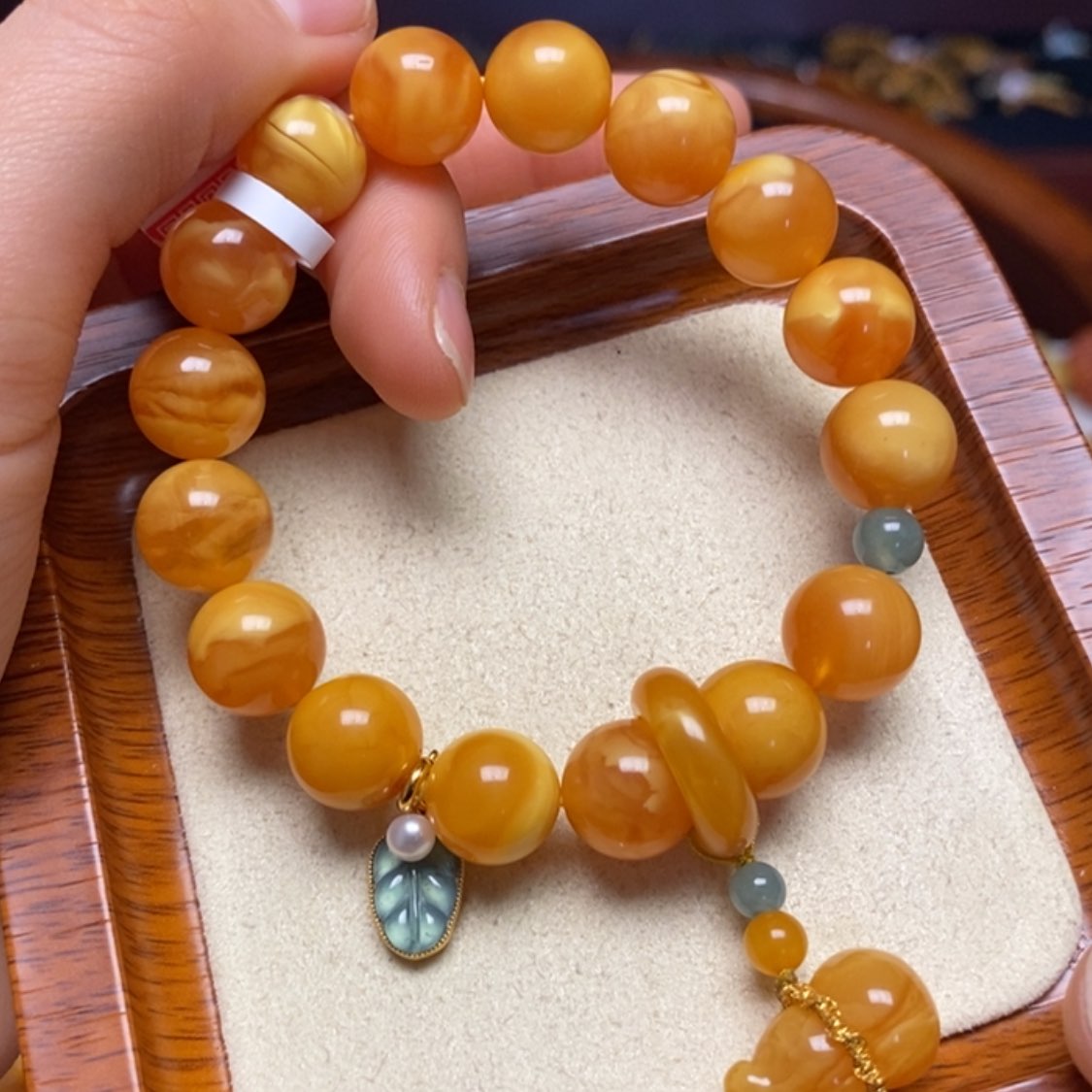 【闪购商品】蜜蜡手链未镶嵌手串