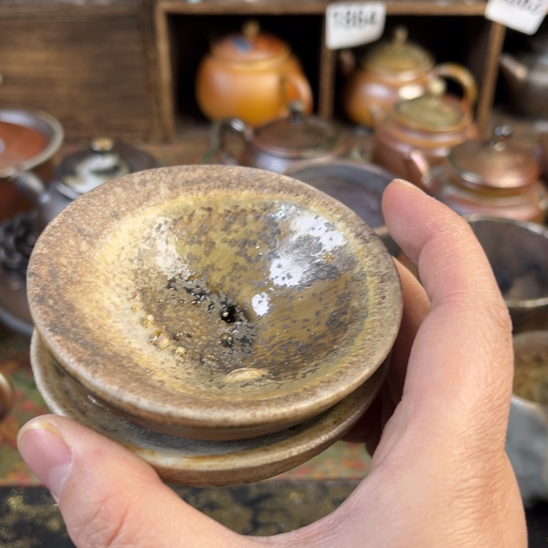 杯艺****剪柴烧茶器主人杯子