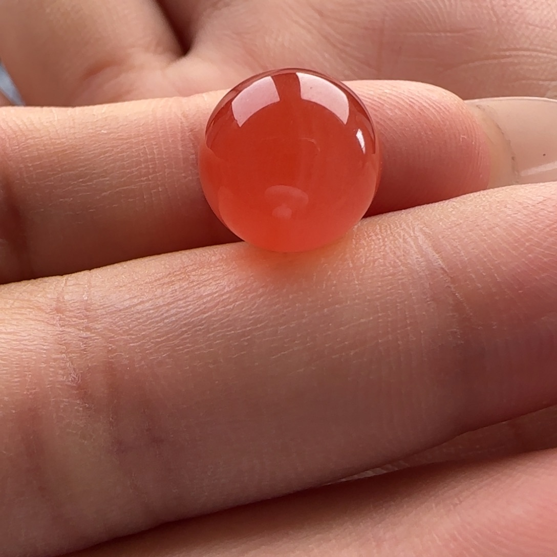 南红玛瑙圆珠10.7未镶嵌