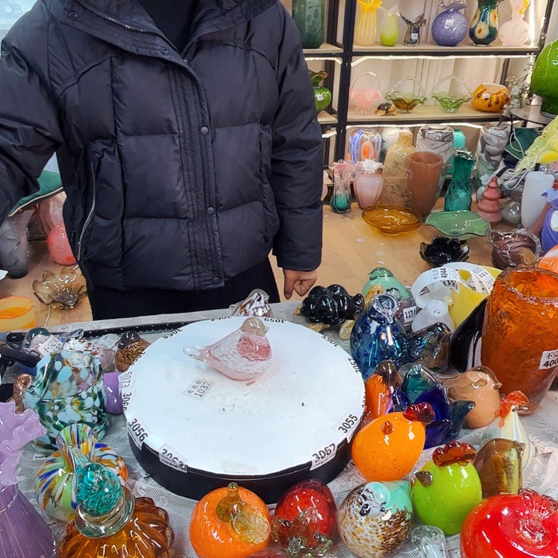 鸟家悦美居琉璃摆件