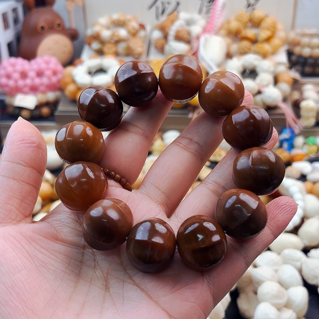 菩提根/象牙果手串菩提八棱