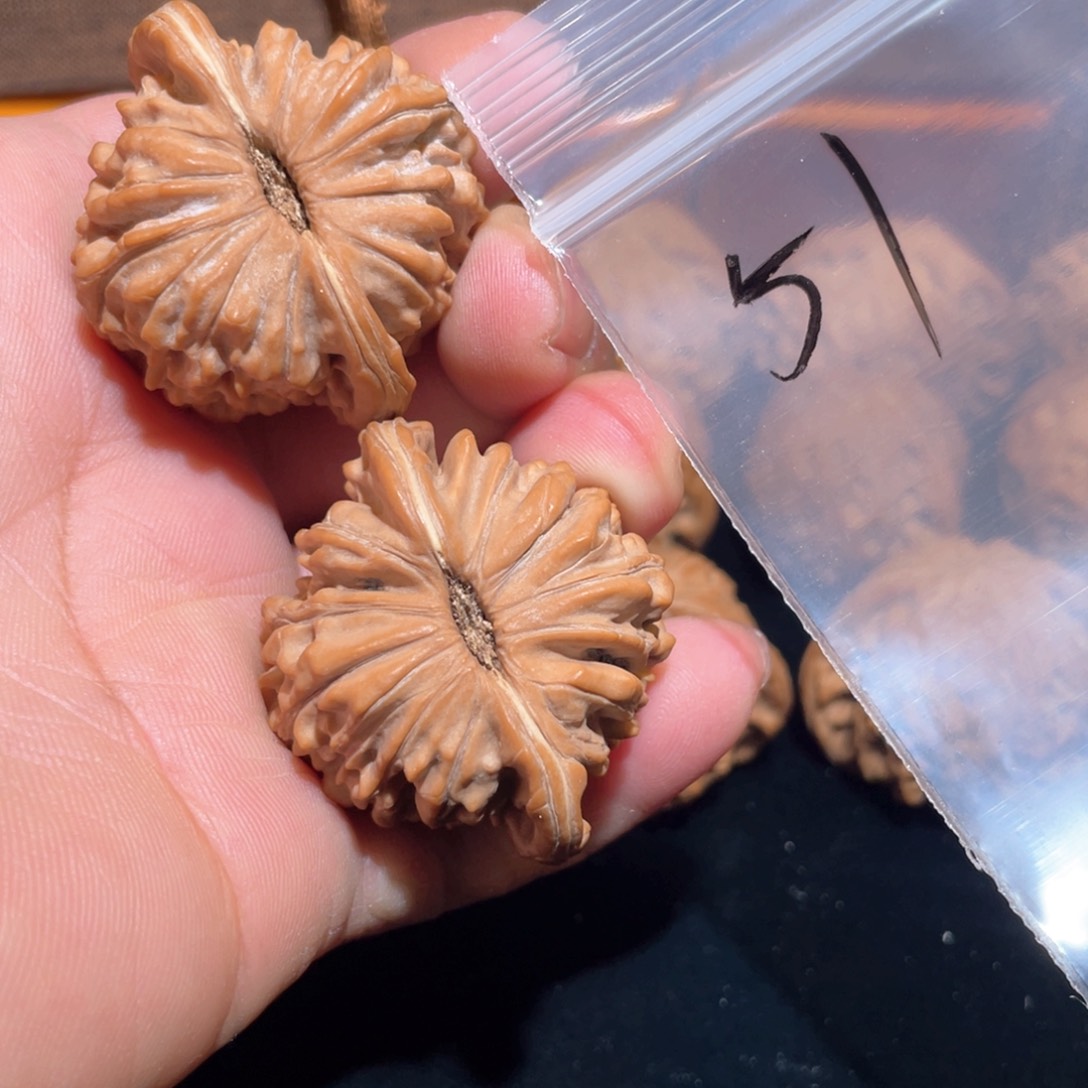 文玩核桃把件吃***甲篓子