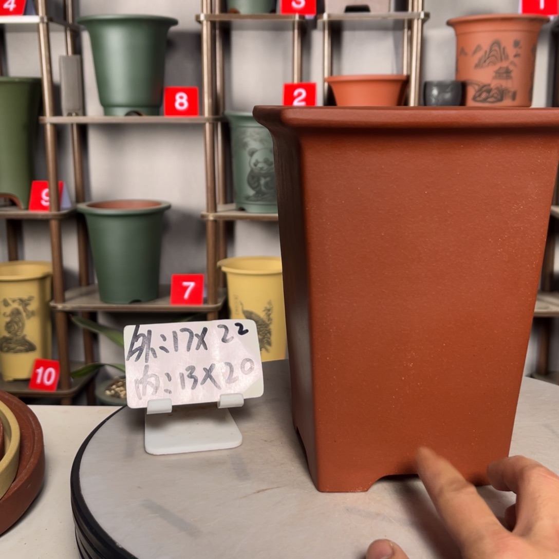 紫砂花盆紫砂花盆