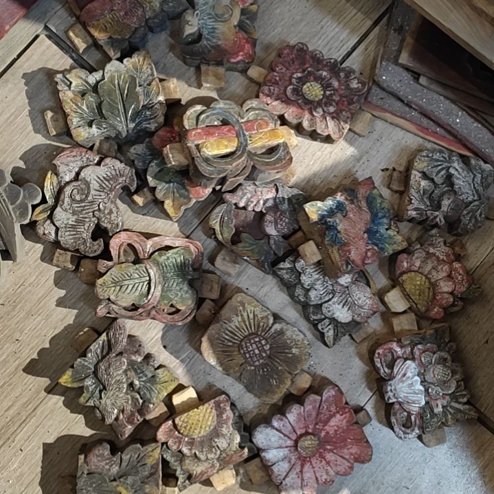 香榧木收**人老木雕小物件一堆