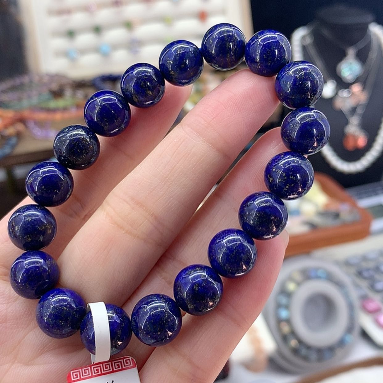 【闪购商品】青金石手串未镶嵌幸**?手串