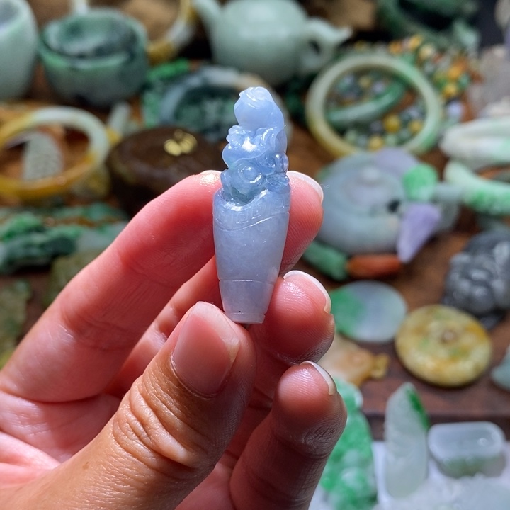 定制翡翠未镶嵌毛货