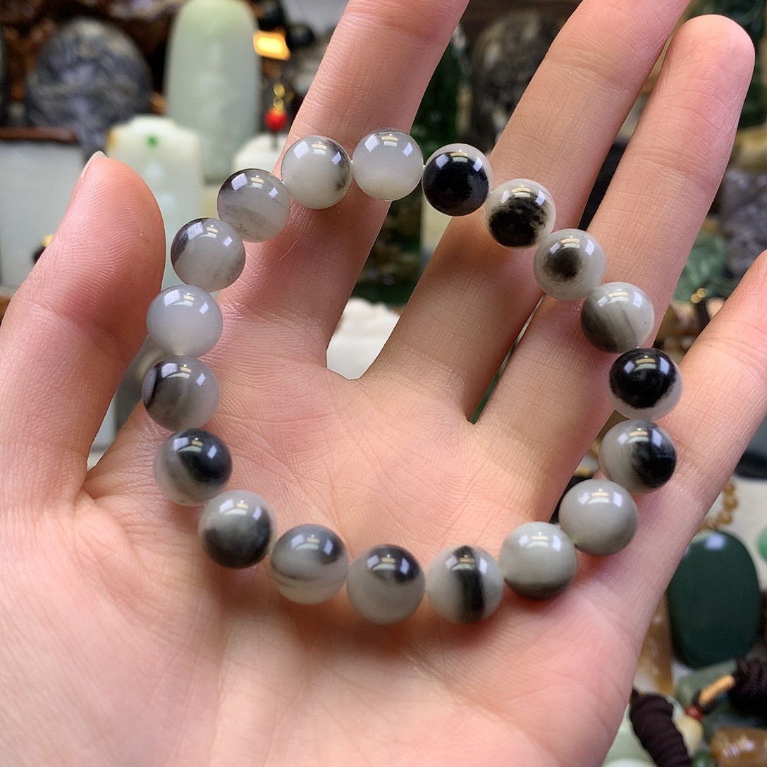 和田玉手串未镶嵌