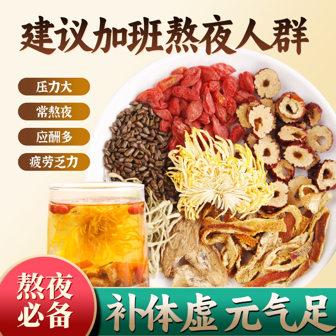 【牛蒡菊花茶】熬夜晚睡