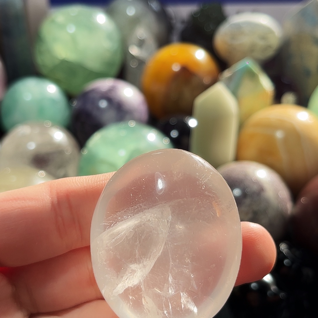 水晶天然水晶微瑕未镶嵌