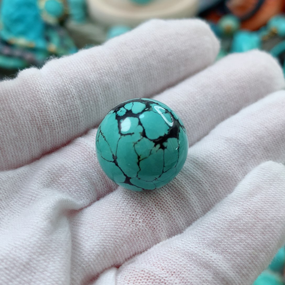 绿松石未镶嵌珠宝半成品