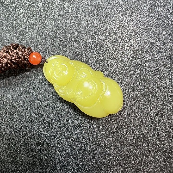 蜡***新和田玉未镶嵌颈饰