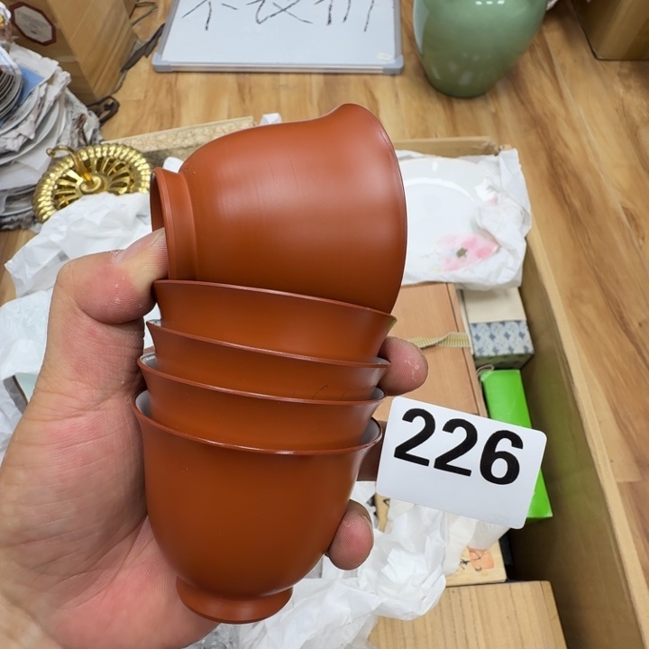 瓷片工艺品摆件瓷器摆件正能量