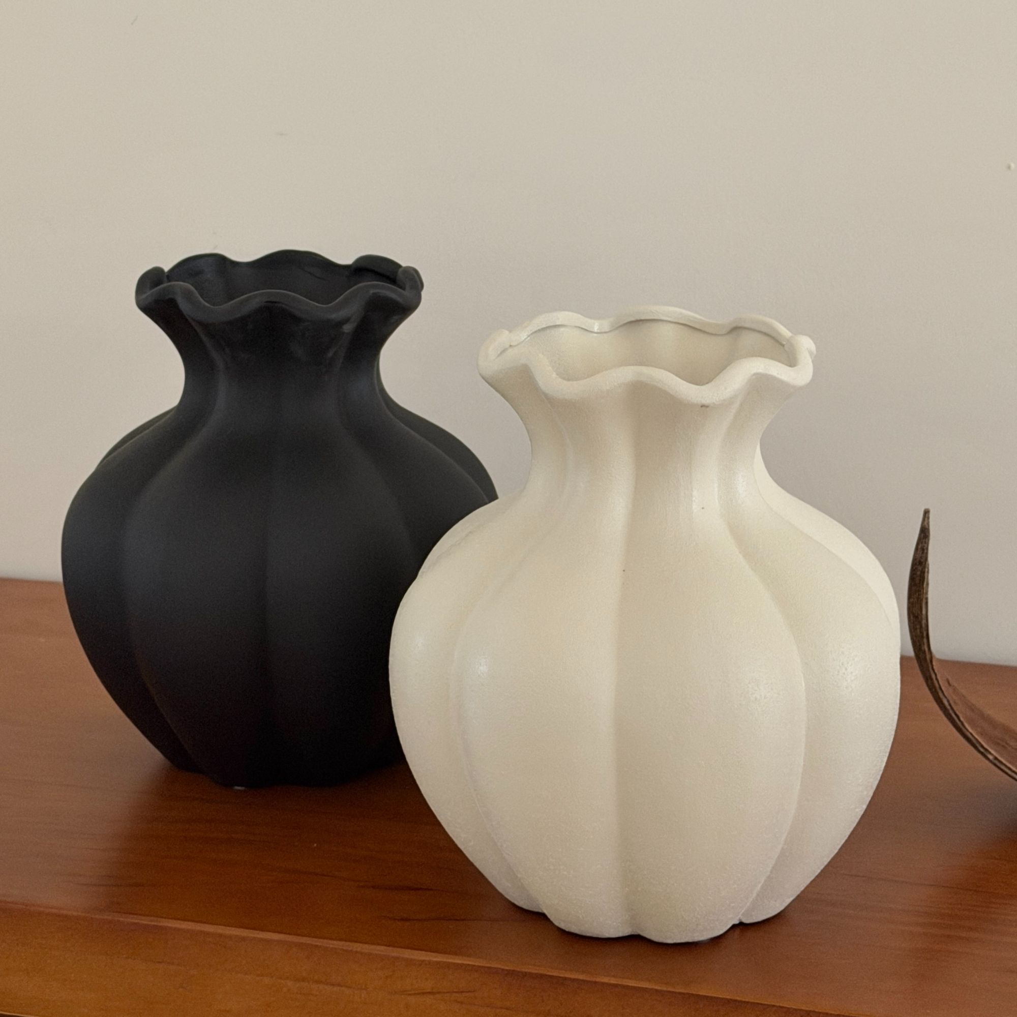 （南瓜瓶）景德镇花瓶陶瓷高级氛围感家居花瓶高奢中古摆件