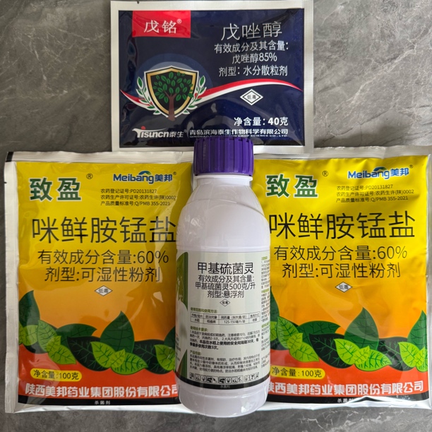 预防各种水果烂果方案（甲托+咪鲜胺锰盐+戊唑醇）