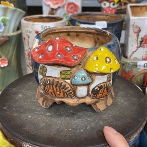 【闪购商品】红陶粗陶材质多肉花盆