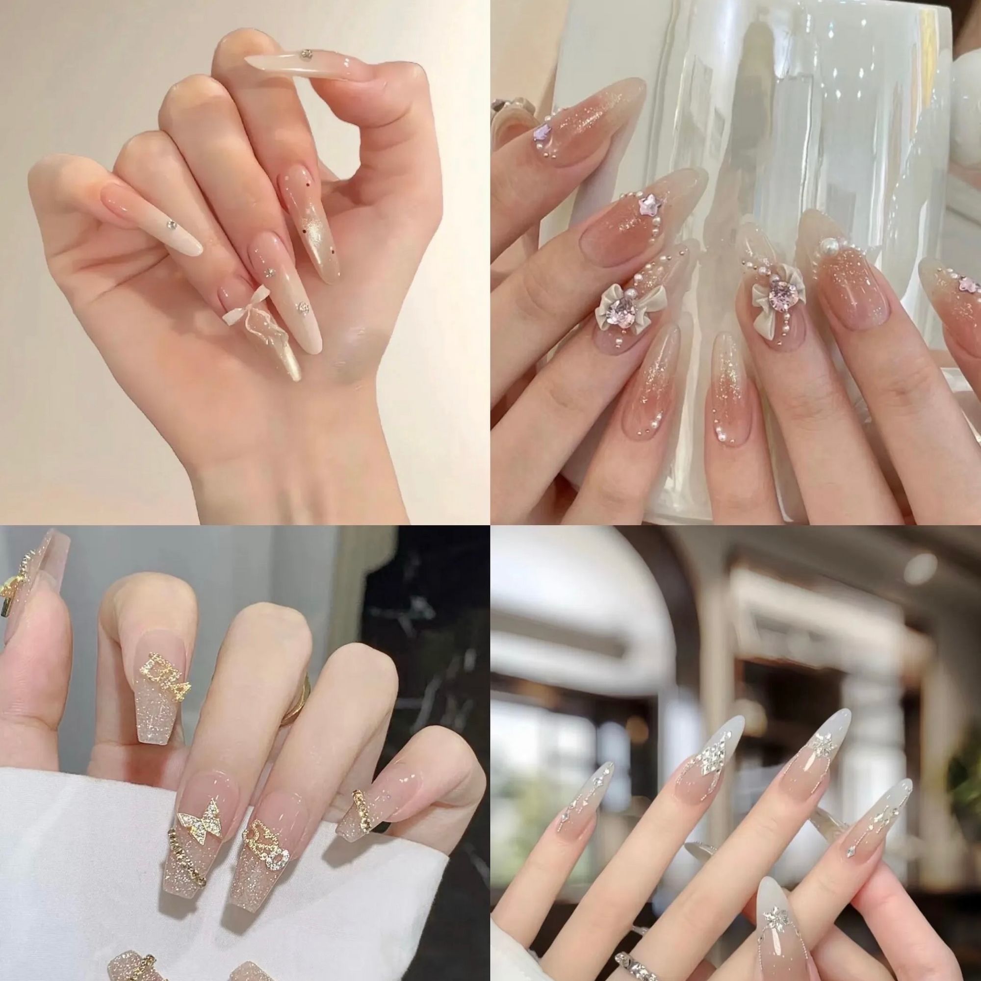 直播随机福袋一份纯手工穿戴甲美甲穿戴光疗甲手工美甲