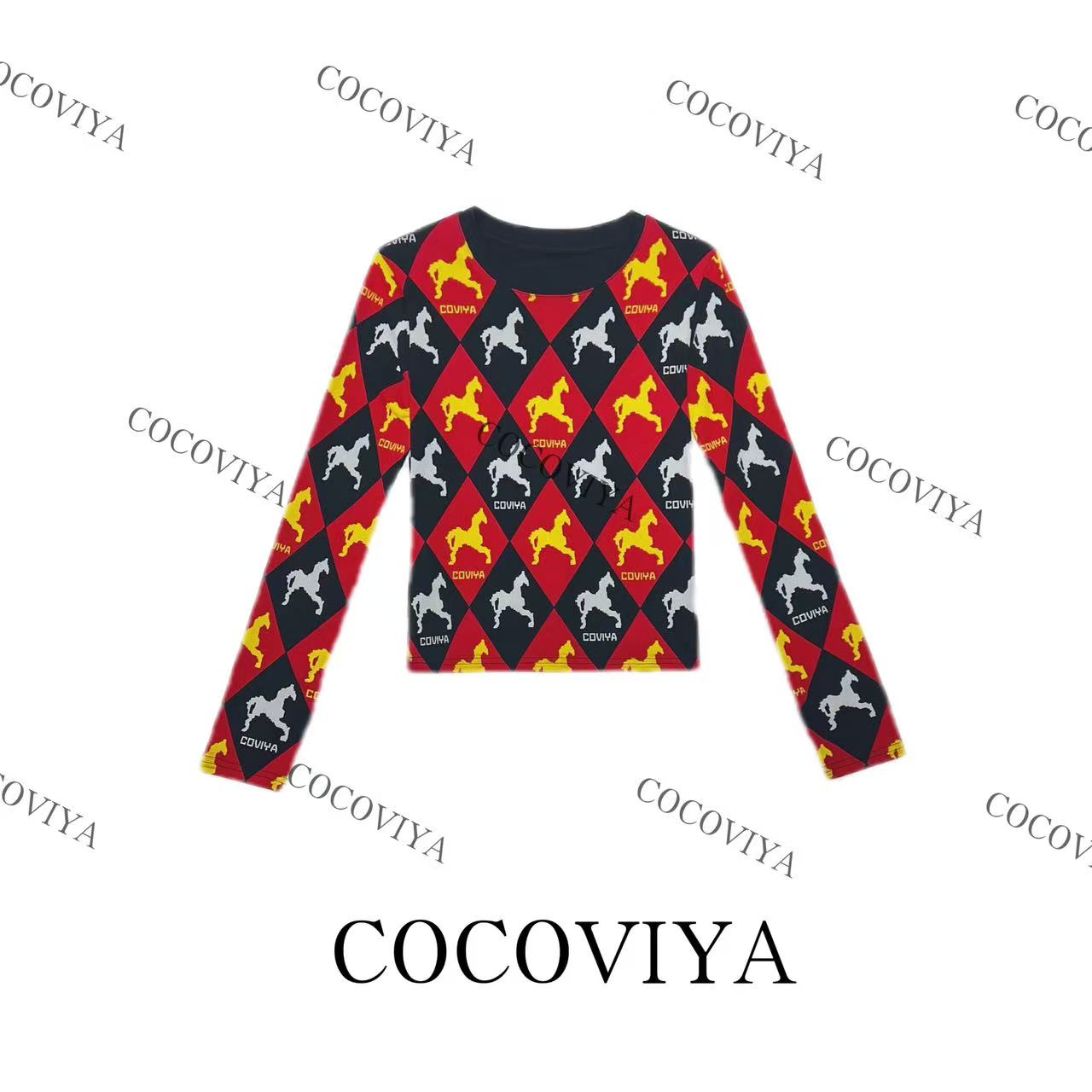 【XY】COCOVIYA 设计感春夏打底时尚百搭休闲上衣26C-838