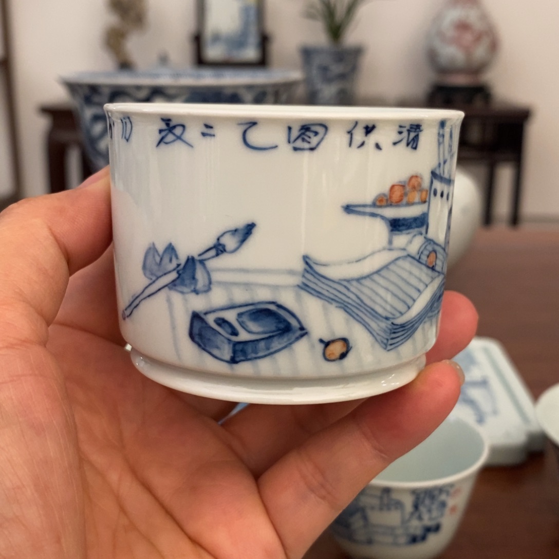 景德镇艺术茶器单杯