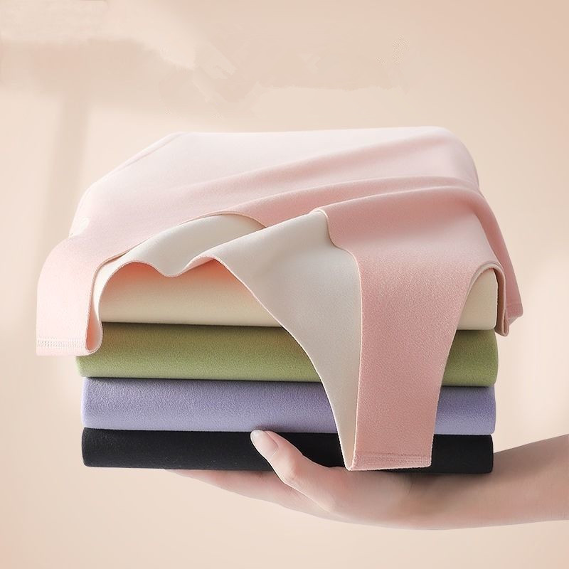 女士保暖背心双面双色细绒德无痕打底贴身内穿纯色内衣秋冬季