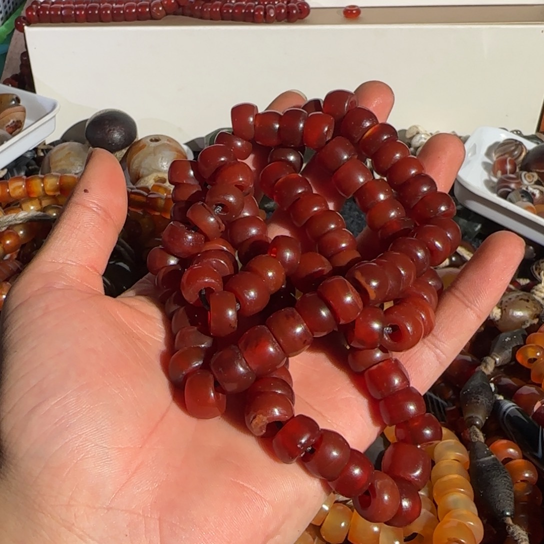 惊***度玛瑙/玉髓未镶嵌颈饰