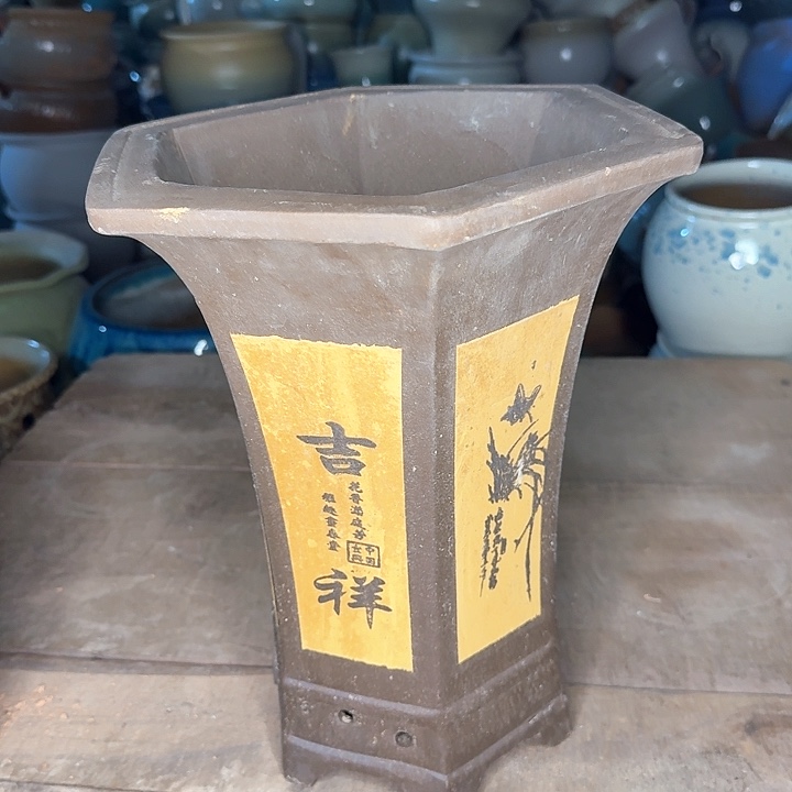 红陶微瑕花盆处理来啦