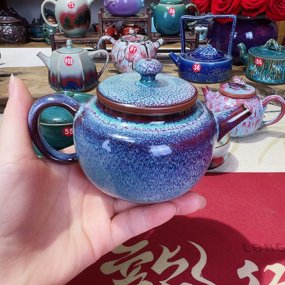 壶禹州钧瓷艺术作品