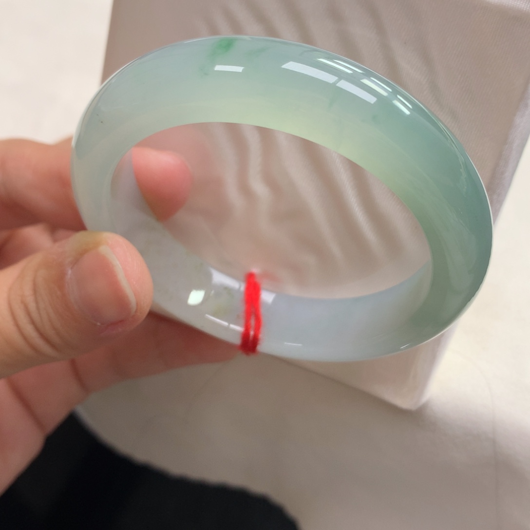 翡翠未镶嵌手镯16号51+正终老肉细强推
