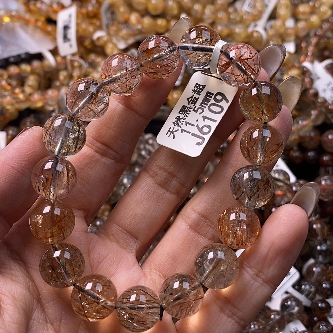 水晶未镶嵌手链水