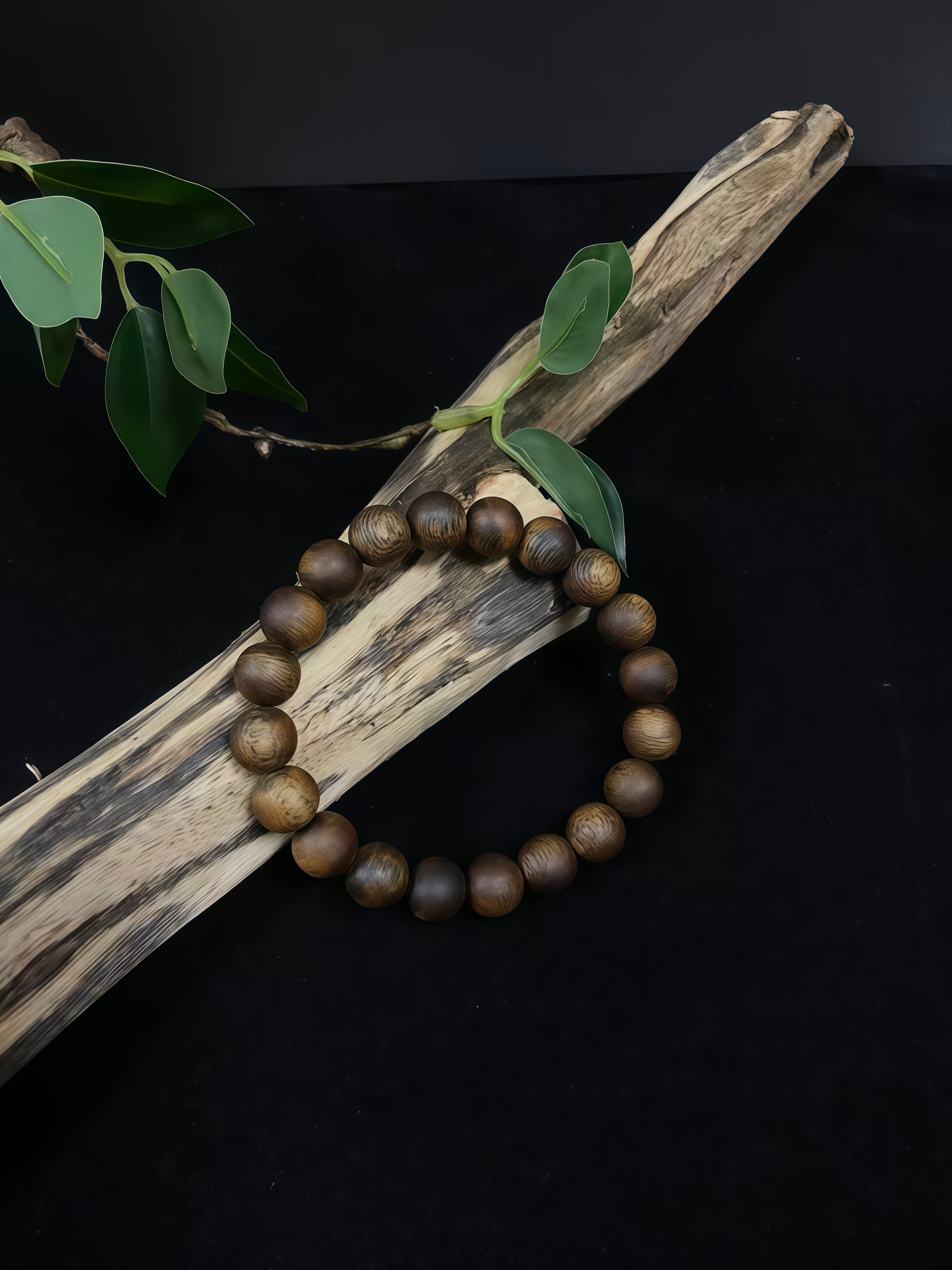 沉香海南沉香1.0 白棋10克圆珠单圈沉香手串