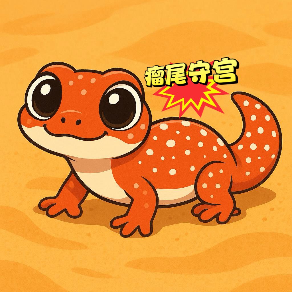 瘤尾守宫爬宠温顺可爱适合新手入门饲养