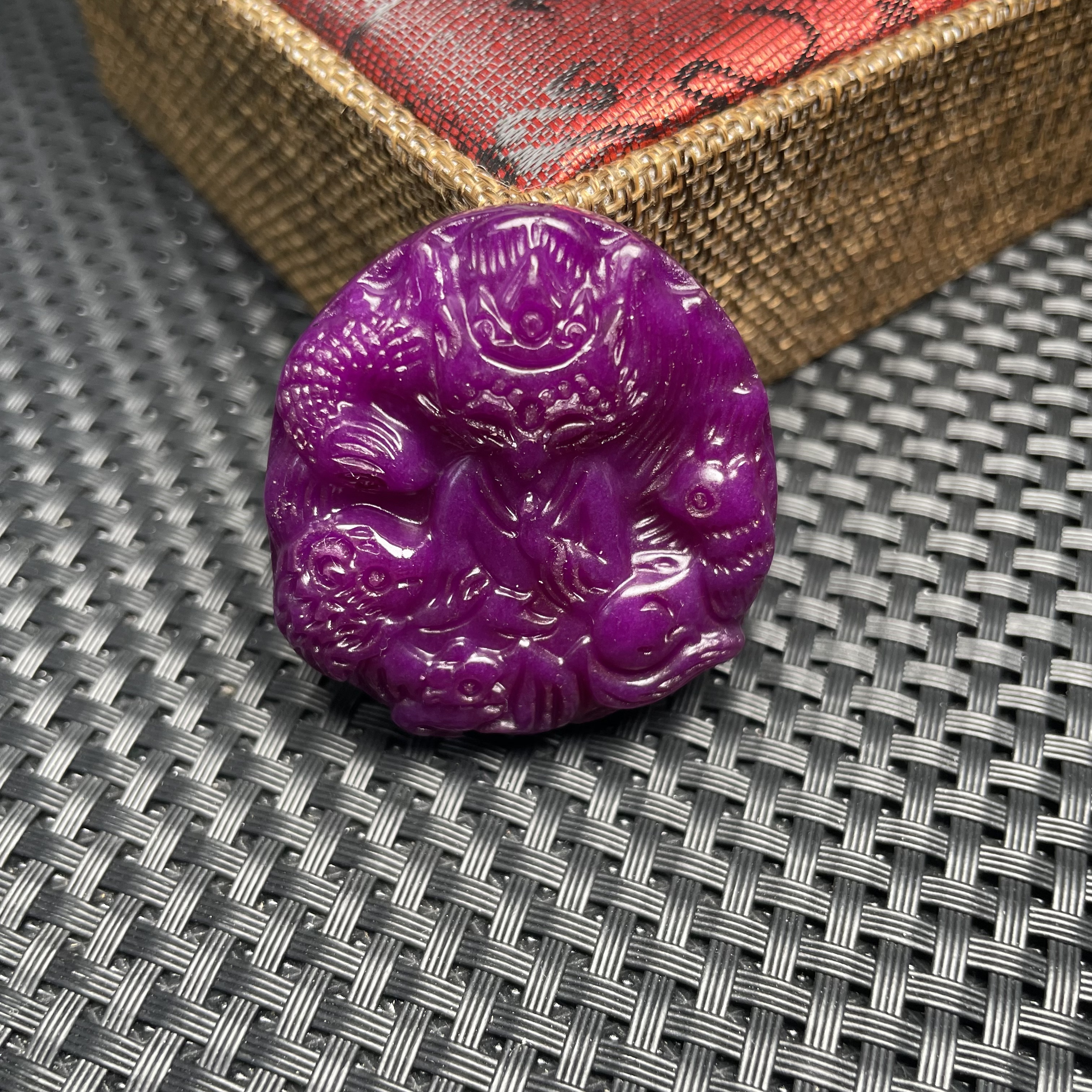 紫色九尾随型/QW3246-精致吊坠女士